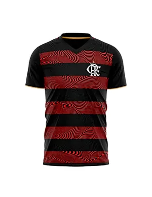 FLA - BRAINS CAMISETA ADT 100PES VERMELHO/PRETO/PEQUENO