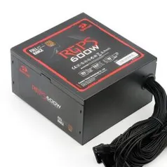 Fonte Redragon RGPS 600W, 80 Plus Bronze, PFC Ativo, GC-PS002 | R$ 310