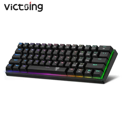 T-Dagger/VicTsing Wireless two Bluetooth/2.4Ghz 60% RGB Mechanical