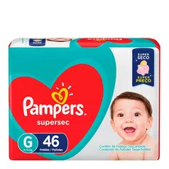 Fralda Pampers Supersec G 46 Unidades