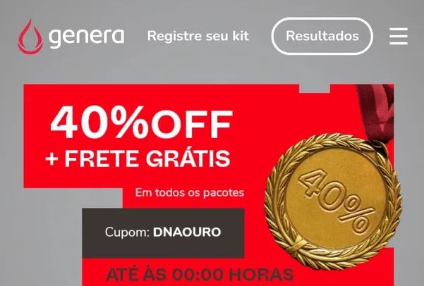 Análises de DNA - Genera | R$ 119