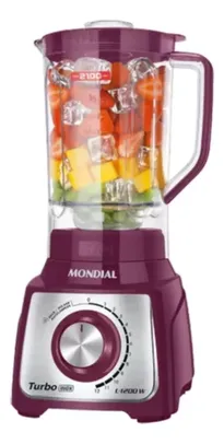 Liquidificador Mondial Turbo Inox L-1200 3 L 127V