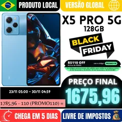 Smartphone Poco X5 Pro 5G 128GB ROM 6GB RAM AZU