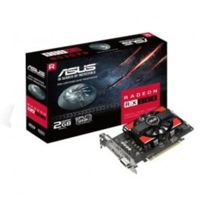 Placa de Vídeo ASUS Radeon RX 550 2GB GDDR5 RX550-2G - R$399