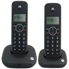 Telefone Digital sem Fio Motorola MOTO500ID-2 com Identificador de Chamadas e 1 Ramal - Preto por R$ 76