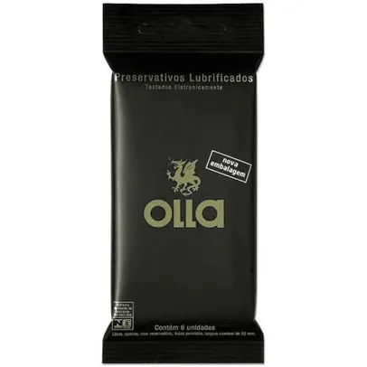 [REC] Olla Preservativo Camisinha Lubrificado - 6 Unidades 6Un Pacote De 6