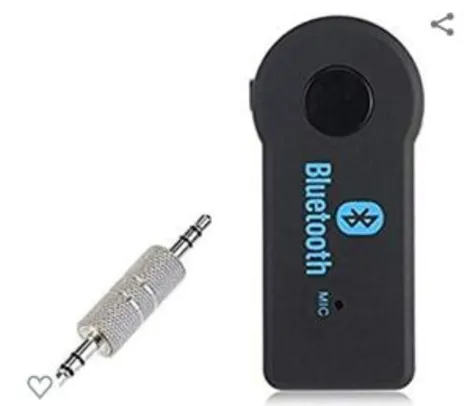 [Amazon Prime] Receptor Bluetooth P2 P/ Carros e Rádios sem Bluetooth.