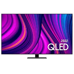 Smart TV Samsung 50" QLED 4K QN50Q80BAGXZD 2022 Processador com IA Tela sem limites Visual livre de 