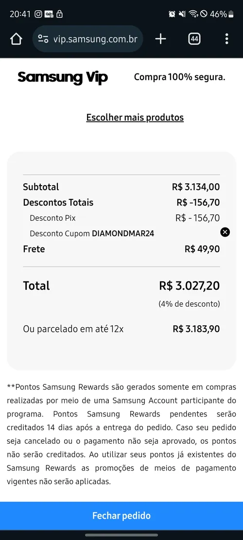 Imagen na descrição da promoção