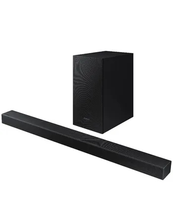 [REEMBALADO]Soundbar Samsung HW-T450, Com 2.1 canais, Potência De 200W, Bluetooth