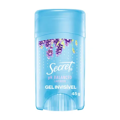 Secret Gel Invisible Antitranspirante pH Balanced Lavender 45 g