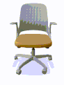 Cadeira My Chair Light Grey Yellow | Flexform [BOLETO/PIX]