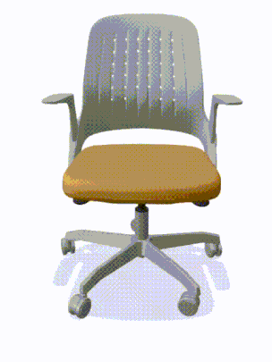 Cadeira My Chair Light Grey Yellow | Flexform [BOLETO/PIX]