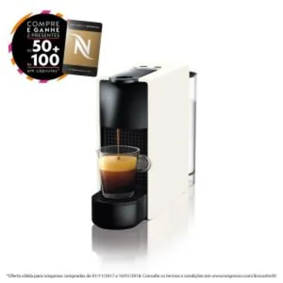 Nespresso Essenza Mini - R$197,95 - Branca 220v - Ganhe R$150,00 em Cápsulas