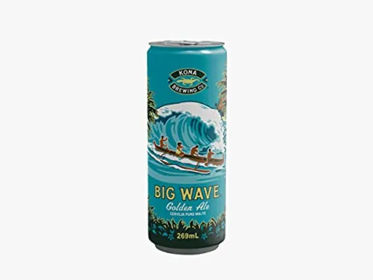 [Leve 2, Pague 1] Cerveja Kona Big Wave Lata 269ml