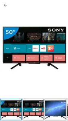 Smart TV LED 50” Sony Full HD KDL-50W665F - Conversor Digital Wi-Fi 2 HDMI 2 USB - R$1990