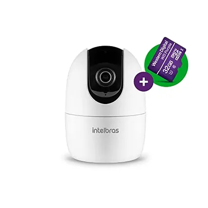 [CC Master] Câmera Inteligente Interna 360° Compatível com Alexa Wi-Fi iM4 C com MicroSD 32GB Branco Intelbras