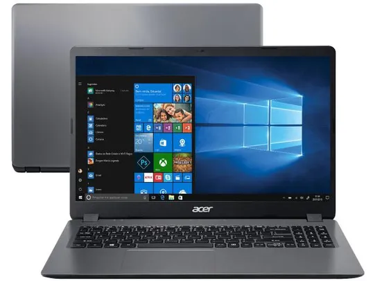 Saindo por R$ 2878: [APP] [Cliente Ouro] Notebook Acer Aspire 3 A Intel Core i3 - 8GB 256GB SSD 15,6” LED Windows 10 | R$2878 | Pelando