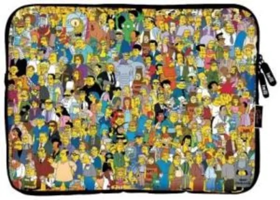Capa Protetora Em Neoprene iwill Simpsons Fami Para Tablets Até 7.9" R$9