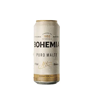 Cerveja Bohemia Puro Malte, Lata, 473ml 1un