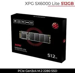 SSD xpg 512gb m.2 pcie sx6000np lite, adata