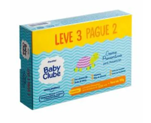 Creme Preventivo De Assaduras Panvel Baby Clube 30g Leve 3 Pague 2
