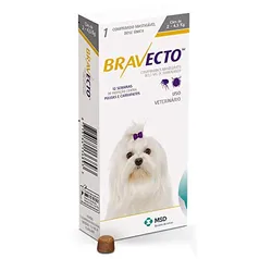 Anti Pulgas e Carrapatos Bravecto para Cães de 2 a 4,5 kg - 112,5 mg