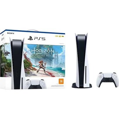 Console Playstation 5 + Game Horizon Forbidden West - PS5 e Outros Modelos