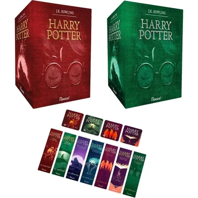 (AME 136,40) Box Harry Potter Premium + Brindes