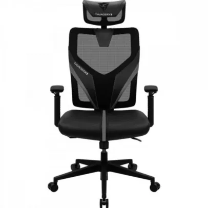 Cadeira Ergonomic Yama1 ThunderX3, Suporta até 150Kg, Preta