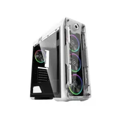 Gabinete Gamer Gamemax Optical Acrilico RGB - G510W (Branco ) | R$358