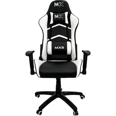 Foto do produto Cadeira Gamer Mx5 Giratoria Preto/Branco - Mymax