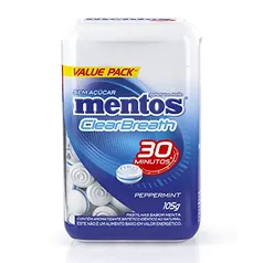 (PRIME) Mentos Pastilha Sem Açúcar Clear Breath 30min Peppermint | 105g - 150 unidades