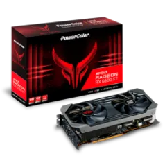 Placa de Vídeo PowerColor Radeon RX 6600 XT Red Devil, 8GB, GDDR6, FSR, Ray Tracing, AXRX 6600XT 8GBD6-3DHE/OC