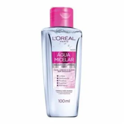 Água Micelar L'Oréal Solução De Limpeza Facial 5 Em 1 100ml - R$11