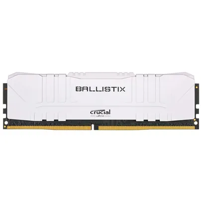 Memória Crucial Ballistix 1x8GB DDR4 Branca 3000Mhz CL15