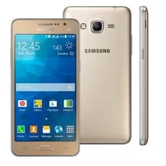 [Casa  Bahia] Smartphone Samsung Galaxy Gran Prime Duos G531H Dourado com Dual Chip, Tela de 5", Câmera 8MP, Android 5.1 e Processador Quad Core de 1.3Ghz por R$ 626