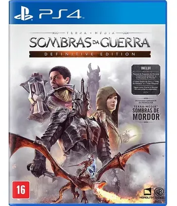 Sombras Da Guerra Definitive  Ps4 Mídia Física