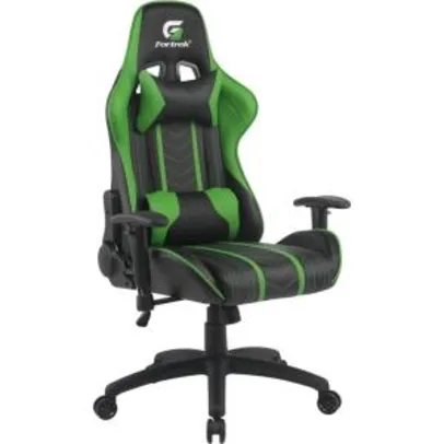 (APP) Cadeira Gamer Fortrek Black Hawk Preto com Verde | R$992