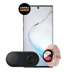 Galaxy Note 10 Plus e GANHE um Galaxy Watch Active + um Carregador Sem Fio Duplo