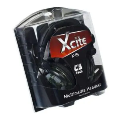 Fone De Ouvido C3 Tech Mi-2324Rg Xcite X-15 Com Microfone
