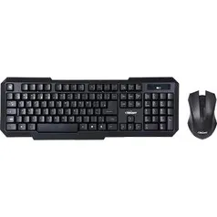 Kit Teclado (ABNT) + Mouse Óptico Slim sem fio - Bright - R$64,11