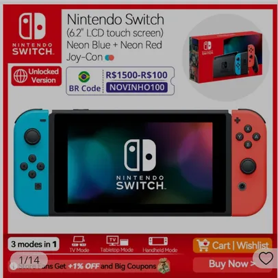 Video game Nintendo switch (Internacional)