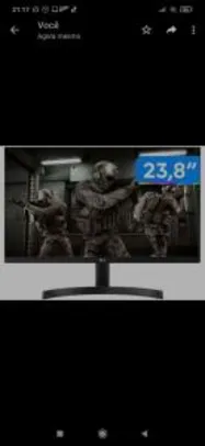 Monitor Gamer LG 24ML600M 23,8" IPS 1ms | R$811