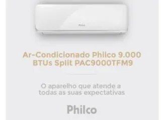 Ar Condicionado Split Philco - 9000 BTUs - Pac9000tfm9 Frio - 220V | R$945