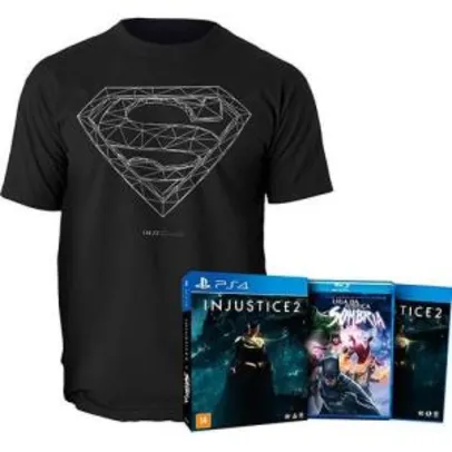 Game: Injustice 2 + Camiseta - PS4 R$ 89.99