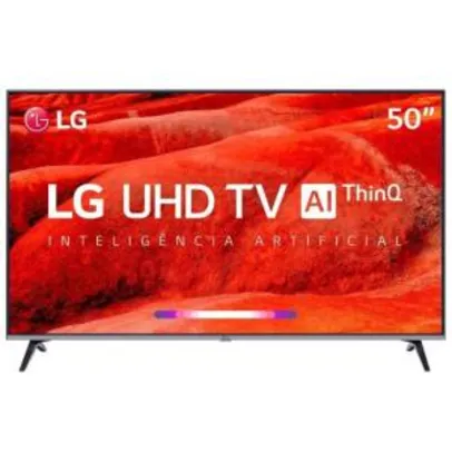 Smart TV LED 50" 4K ThinQ AI 50UM7510PSB LG - Bivolt