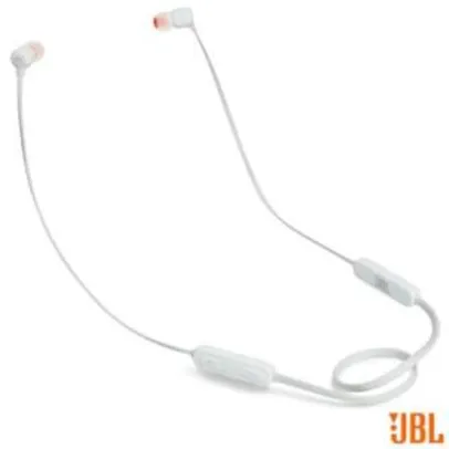 Fone de Ouvido sem Fio JBL Intra-Auricular Branco - JBLT110