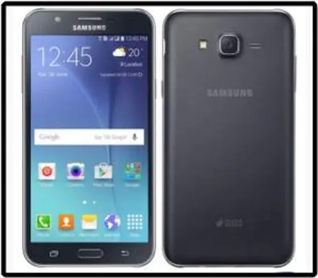 [Fast Shop]Samsung Galaxy J7 Duos Preto, com Tela de 5,5”, 4G, 16 GB e Câmera de 13 MP – J700 por R$ 888