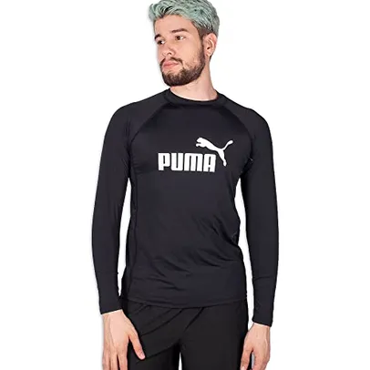 PUMA Swimming 26080001, Camisa De Banho Masculino, Preto (Black), M